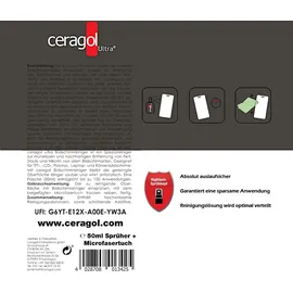 Ceragol Bildschirmreiniger Spray 50 ml