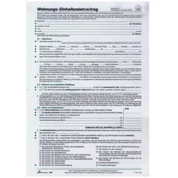 RNK Mietvertrag für Wohnungen Standard A4 4002871059909 RNK
