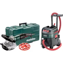 Metabo Set Renovierungsschleifer RSEV 19-125 RT + Allessauger ASR 35 M ACP Kunststoffkoffer