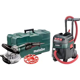 Metabo Set Renovierungsschleifer RSEV 19-125 RT + Allessauger ASR 35 M ACP Kunststoffkoffer