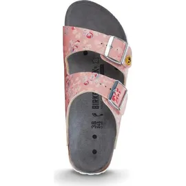 Birkenstock Arizona ESD Birko-Flor schmal flower field rose 43