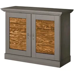 maison bleue Sideboard  Fancy ¦ grau ¦ Maße (cm): B: 118,5 H: 90,1 T: 48.0