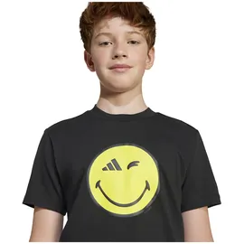 Adidas X Smileyworld Graphics Kurzarm-T-Shirt Black / Bright Yellow / Carbon / White 164