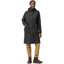 Fjällräven Vardag Rain Parka Damen Schwarz XS