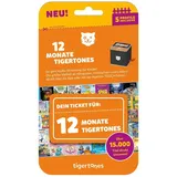 tigermedia tigertones-Ticket NEU 12 Monate Streaming für tigerbox TOUCH / Tiger Media Deutschland / Sonstige