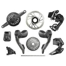 Sram Force AXS E1 Rennrad Gruppe 2x12 | AXS Powermeter Kurbel |