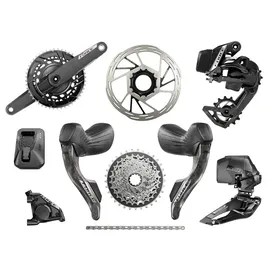 Sram Force AXS E1 Rennrad Gruppe 2x12 | AXS Powermeter Kurbel |