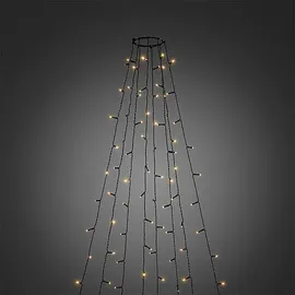 Konstsmide LED Baummantel Lichterkette 10 m bernsteinfarben