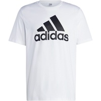 adidas Herren Essentials Single Langarm T-Shirt, White,