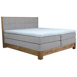 Boxspringbett Cloud Hellgrau ca. 180x200cm