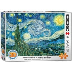 Eurographics 6331-1204 - Die Sternennacht von Vincent van Gogh, Lenticular 3D-Puzzle, 300 XL-Teile