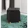 VCM Hocker Sizos M 40 x 38 x 38 cm Schwarz