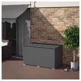 Oskar-Store Oskar XXL Polyrattan Kissenbox 950L Auflagenbox Anthrazit Gartenbox Gartentruhe