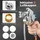 Costway Farbsprühsystem, 15 L Farbtank, Druckfarbtopf mit Sprühpistole & anpassbarem Sprühbereich, Farbfluss & Luftvolumen, Farbsprühgerät mit...
