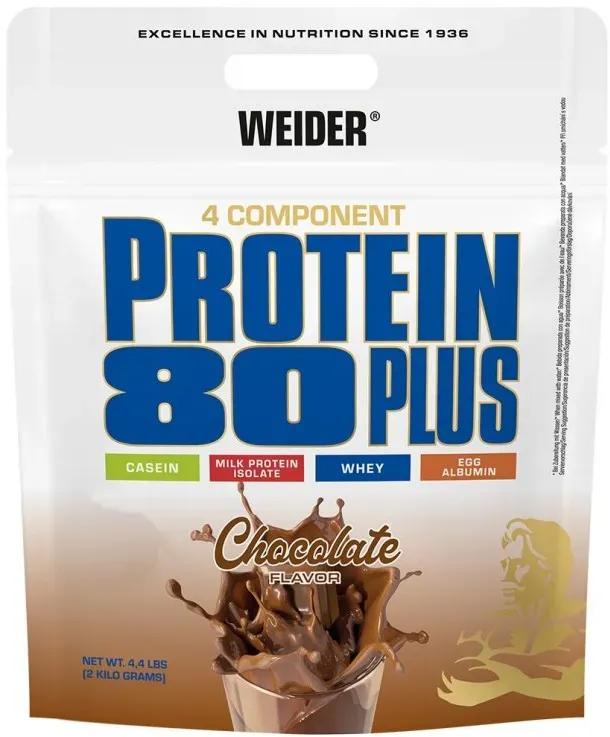 Weider - Protein 80 Plus - 2000g Beutel Geschmacksrichtung Chocolate