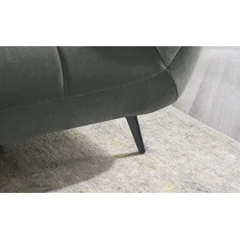bobb Eckcouch Mikrofaser 3-Sitzer Grau