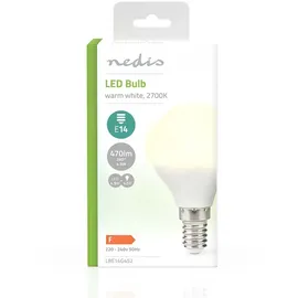 Nedis LBE14G452 LED-Lampe E14 G45 4,9 W 470 lm, 2700 K