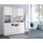 WELLTIME Unterschrank WELLTIME "Neapel", weiß, B:50cm H:84cm T:35cm, Holzwerkstoff, MDF, Schränke, Unterschrank, Breite 50 cm, mit Hochglanzfronten und eleganter Fräsung