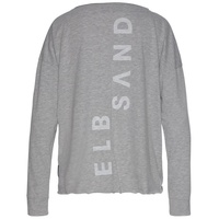 ELBSAND Langarmshirt Damen grau meliert Gr.L