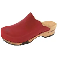 woody Damen Emma Clog, Rosso, 42 EU