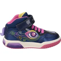 GEOX INEK Girl Sneaker, Navy/Multicolor, 29