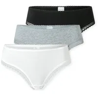 SCHIESSER String Modern Multipacks (3er Pack) Spitzenbänder, Baumwollmischung, Single Jersey bunt 42