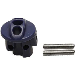Duotone Plastic Head + Grub Screw 2pcs blue Kite