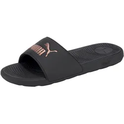 Badesandale PUMA "COOL CAT 2.0 WNS", Gr. 42, rosa (puma schwarz, rose gold), Synthetik, unifarben, sportlich, Schuhe