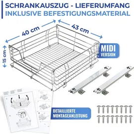 Wenko Schrankauszug Midi 20 x 10 x 5 cm