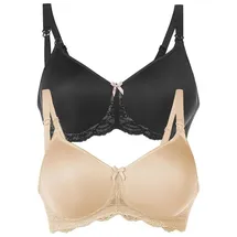 Anita 2er Pack Still BH mit Schale Miss Lovely in Desert Schwarz | Gr.: 90E