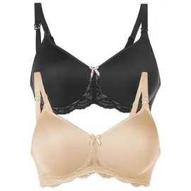 Anita 2er Pack Still BH mit Schale Miss Lovely in Desert Schwarz | Gr.: 90E