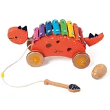 Classic World Kinder-Xylophon Nachzieh-Dino 31,3x12,2x13,4cm bunt