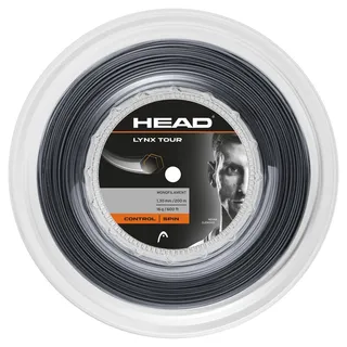 Head Lynx Tour Rolle Tennis-Saite, Schwarz,