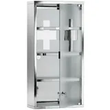 GiPP Medizinschrank, Beige, Kunststoff, Rechteckig,Rechteckig, Bodenplatte, 30x60x12 cm, Badezimmer, Badezimmerschränke, Medizinschränke