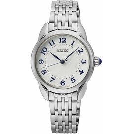 Seiko Damen Analog Quarz Uhr mit Edelstahl Armband SUR561P1
