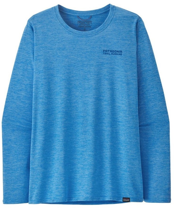 Patagonia Langarmshirt Patagonia Ws L/S Cap Cool Daily Graphic Shirt Lands blau 40sportaktiv