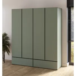 OTTO home Drehtürenschrank Cross 180 x 210 x 59,5 cm Grün