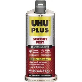 UHU Zweikomponentenkleber Plus Sofortfest 50 ml