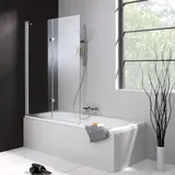 Hüppe 501 Design pure Badewannenaufsatz, beweglich, 175231087322,