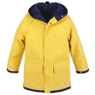 FRIESEN Friesennerz Regenjacke Original Büro oder Watt? - Unisex Regenmantel Erwachsene und Kinder gelb 146/152