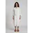 Milano Italy Hemdblusenkleid Weiß 44