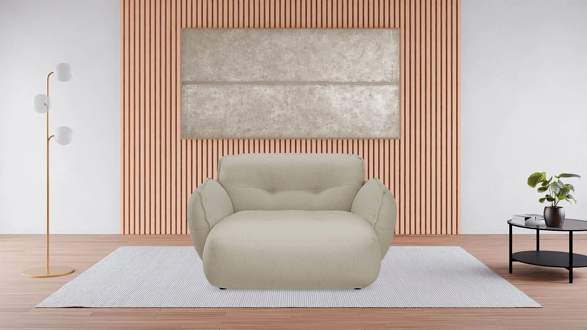 Chaiselongue BETYPE "Be Fluffy" Sofas Gr. B/H/T: 182 cm x 87 cm x 184 cm, Chenille, beige (cream) Softes Sitzgefühl, moderne Kedernaht, hochwertiger Bezug