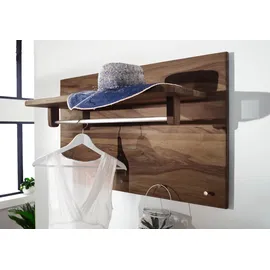 Massivmoebel24 Wandgarderobe Toronto 100 x 32 x 60 cm Kirsche