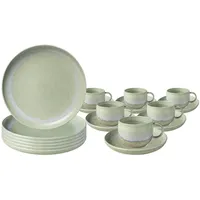 Villeroy & Boch Perlemor Alga Kaffeeservice 18-tlg. grün