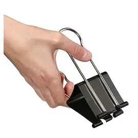 GOWI Foldbackklammer 6,0 cm Schwarz 1 St.
