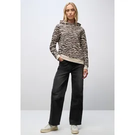 STREET ONE Hoodie Animal-Print Braun 40