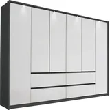 Rauch Drehtürenschrank Mainz mit Passepartout 275 x 212 x 58 cm Grau