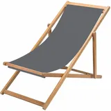 Holzliegestuhl - Klappstuhl -  Liegestuhl aus Holz - Strandstuhl - Sonnenliege