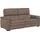 Egoitaliano 2,5-Sitzer EGOITALIANO "Capucine Breite 200cm, hoher Sitzkomfort", braun (mud), B:200cm H:99cm T:97cm, Sofas, wahlweise mit elektrisch oder manuell verstellbarer Relaxfunktion