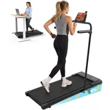 Superun Walking Pad max 159 KG/136 KG, Laufband für Zuhause mit Trainingsmodus, Leise Laufband Schreibtisch mit App und virtuellen Laufstrecken. Vor Ort erlebbar